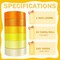 150 Yards Orange Satin Ribbon 1 Inch 6 Rolls Assortment Ribbons for Crafts Gift Wrapping Flower Bouquet Wedding Invitations Birthday Party Festival Decoration Hair Bows